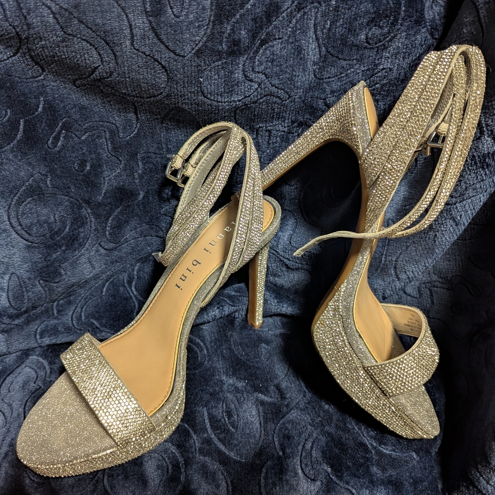 Gianni Bini Stiletto Heels with Ankle Strap